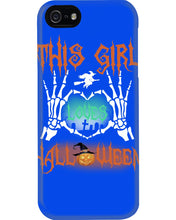 Load image into Gallery viewer, This Girl Loves Halloween Gift For Girls Phone case
