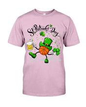 Load image into Gallery viewer, Basketball Saint Patrick's Day Gift For Basketball Lovers Guys Tee
