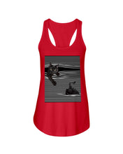 Load image into Gallery viewer, Cats In Your Horizontal Stripes Pocket Trending Gift For Cats Lovers Ladies Flowy Tank
