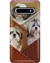 Load image into Gallery viewer, Three Cute Shih Tzu In Bag Gift For Dog Lovers Phone case
