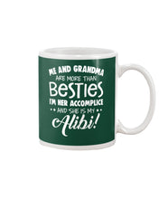 Load image into Gallery viewer, Me And Grandma Are More Than Besties Custom Gift For Family Mug
