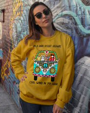 Load image into Gallery viewer, Cats Lovers Gifts - On A Dark Desert Highway Cool Wind In My Hair Sweatshirt
