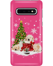 Load image into Gallery viewer, Funny Golden Retrievers Sleep In Red Boots Gift For Dog Lovers Phone case
