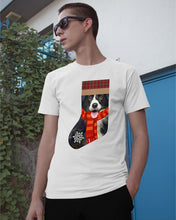 Load image into Gallery viewer, Santa Border Collie In Stock Gift For Dog Lovers Guys Tee
