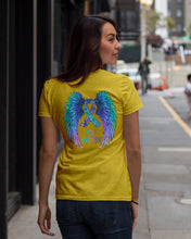 Load image into Gallery viewer, You Matter Ribbon Awareness With Angel Wings Ladies Tee
