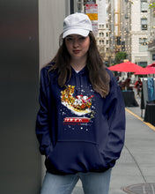 Load image into Gallery viewer, Baseball Xmas Sleigh Loading Gift For Baseball Lovers Hoodie
