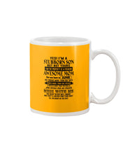 Load image into Gallery viewer, A Stubborn Son Of June     Freaking Awesome Mom For Birthday Gift Mug
