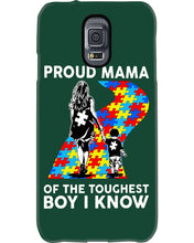 Load image into Gallery viewer, Proud Mama Of The Touchest Boy I Know Autism's Day Gift Phone case
