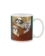 Load image into Gallery viewer, Three Cute Shih Tzu In Bag Gift For Dog Lovers Mug
