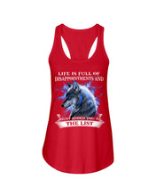 Load image into Gallery viewer, Life Is Full Of Disappointment And I Added You To The List Ladies Flowy Tank
