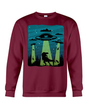 Load image into Gallery viewer, UFA Dinosaur T Rex Sky Full Of Stars Sweatshirt

