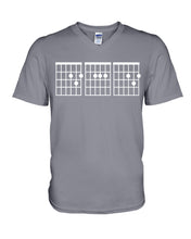 Load image into Gallery viewer, Vintage Funny Guitar Chords Custom Gift For Guitar Lovers Guys V-Neck
