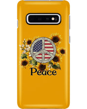 Load image into Gallery viewer, Peace Sign Sunflower Birthday Gift For Girls Phone case
