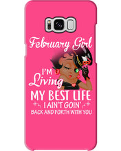 Load image into Gallery viewer, Betty Boop February Girl Living My Best Life Birthday Meaningful Gift Phone case
