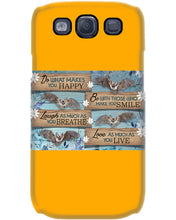 Load image into Gallery viewer, Do What Makes You Happy With Bats Gift For Girls Phone case
