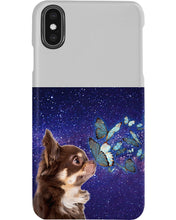 Load image into Gallery viewer, Chihuahua Blue Butterflies Sky Gift For Dog Lovers Phone case
