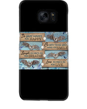 Load image into Gallery viewer, Do What Makes You Happy With Bats Gift For Girls Phone case
