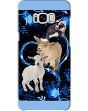 Load image into Gallery viewer, Lovely Phone Case Twinkling Blue Heart Gift For Goat Lovers Phone case
