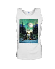 Load image into Gallery viewer, Dachshund Gift For Dog Lovers Snowy Night Together Unisex Tank Top
