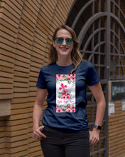 Load image into Gallery viewer, Lovely Phone Case With Pink Flowers Faith Hope Love Gift For Cancer Patients Ladies Tee
