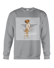 Load image into Gallery viewer, Brittany Spaniel Climb Curtain Gift For Dog Lovers Sweatshirt
