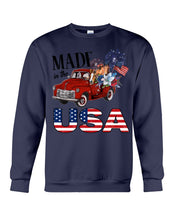 Load image into Gallery viewer, Horse Made In The America Red Car Gift For Horse Lovers Sweatshirt
