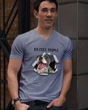 Load image into Gallery viewer, Pitbull Six Feet People Gift For Pitbull Lovers Guys V-Neck
