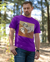 Load image into Gallery viewer, Three Cute Shih Tzu In Bag Gift For Dog Lovers Guys Tee
