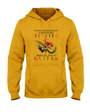 Load image into Gallery viewer, Never Underestimate A 60 Year Old Man Can Play A Guitar Hoodie
