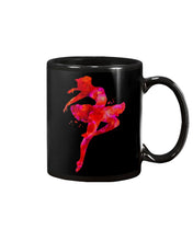 Load image into Gallery viewer, Colorful Red Pink Ballet Girl Gift For Ballet Dancer Mug
