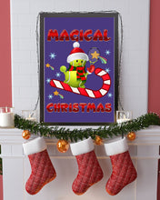 Load image into Gallery viewer, Tennis Players Magical Christmas Snowman Gift For Women Vertical Poster
