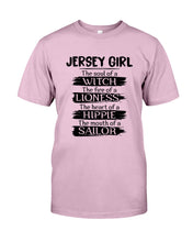 Load image into Gallery viewer, Jersey Girl The Heart Of A Hippie Guys Tee

