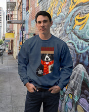 Load image into Gallery viewer, Santa Border Collie In Stock Gift For Dog Lovers Sweatshirt
