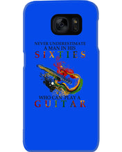 Load image into Gallery viewer, Never Underestimate A 60 Year Old Man Can Play A Guitar Phone case
