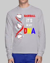 Load image into Gallery viewer, Baseball Be My DNA Gift For Sport Lovers Unisex Long Sleeve
