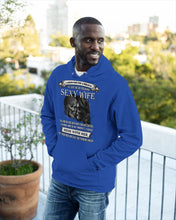Load image into Gallery viewer, Shes Stubborn Messy And A Brat At Times Black Gift For Husband Hoodie
