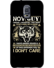 Load image into Gallery viewer, November Guy I Am Not A Hero Not A Legend I Have Anger Issues Birthday Gift Phone case
