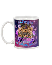 Load image into Gallery viewer, A Girl Loves Yorkshire Terrier Gift For Dog Lovers Mug
