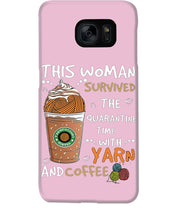 Load image into Gallery viewer, The Quarantine Time With Yarn And Coffee Gift For Women Phone case
