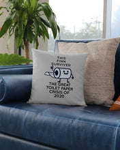 Load image into Gallery viewer, This Finn Survived The Great Toilet Paper Crisis Of 2020 Pillow Cover
