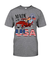 Load image into Gallery viewer, Horse Made In The America Red Car Gift For Horse Lovers Guys Tee
