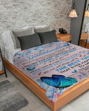 Load image into Gallery viewer, Special Gift For Granddaughter Stay Strong Be Confident Sherpa Blanket
