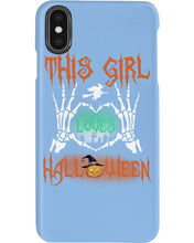 Load image into Gallery viewer, This Girl Loves Halloween Gift For Girls Phone case
