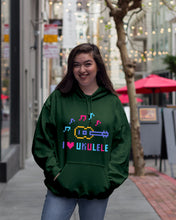Load image into Gallery viewer, Ukulele Lovely Custom Design For Music Instrument  Lovers Hoodie
