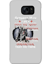 Load image into Gallery viewer, October Man Son Of God Birthday Meaningful Gift For Men Phone case
