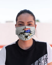 Load image into Gallery viewer, Eagle Giant Scratch USA Flag Gift For Women Cloth Face Mask
