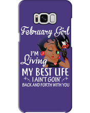 Load image into Gallery viewer, Betty Boop February Girl Living My Best Life Birthday Meaningful Gift Phone case
