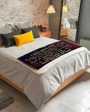 Load image into Gallery viewer, I Will Love You As Long As The Sun Burns In The Day Husband Gift For Wife Sherpa Blanket
