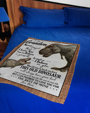 Load image into Gallery viewer, I Hope You Believe In Yourself Gift For Grandson Fleece Blanket
