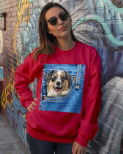 Load image into Gallery viewer, Australian Shepherd In Denim Pocket Gift For Dog Lovers Sweatshirt
